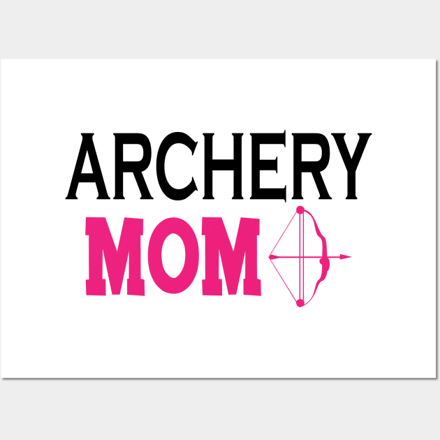 Archery Mom Wall Art by KC Happy Shop